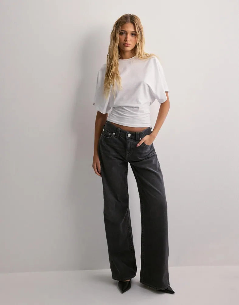 Dolman Sleeve Fitted Tee