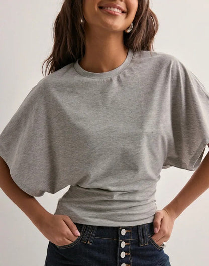 Dolman Sleeve Fitted Tee