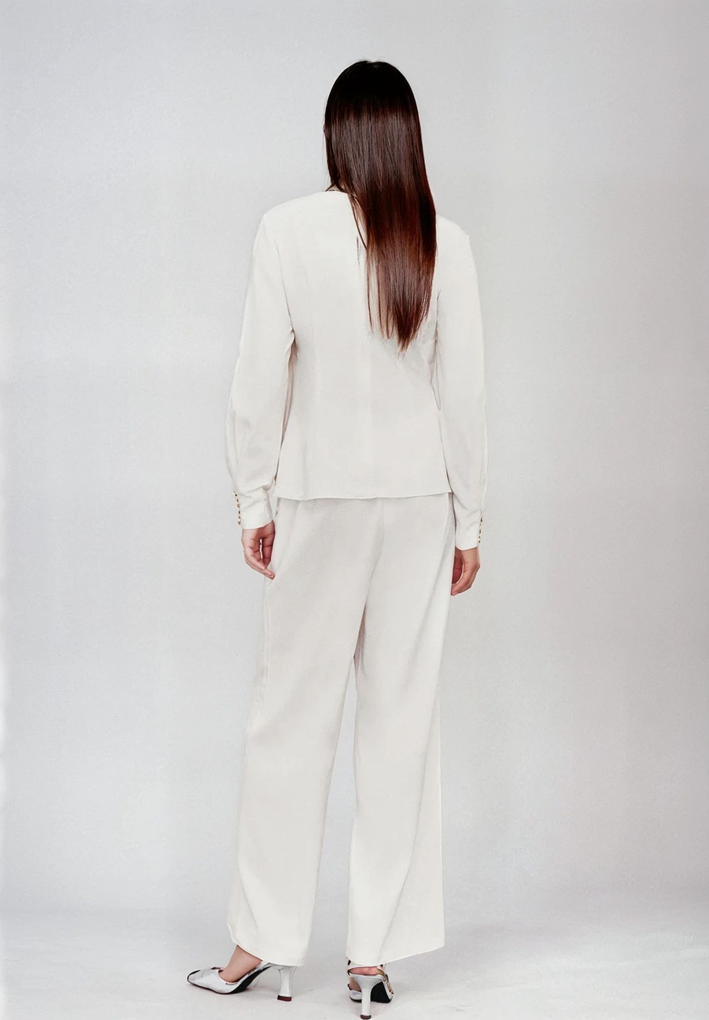 Alba Blouse | Gold Detail Side Twist