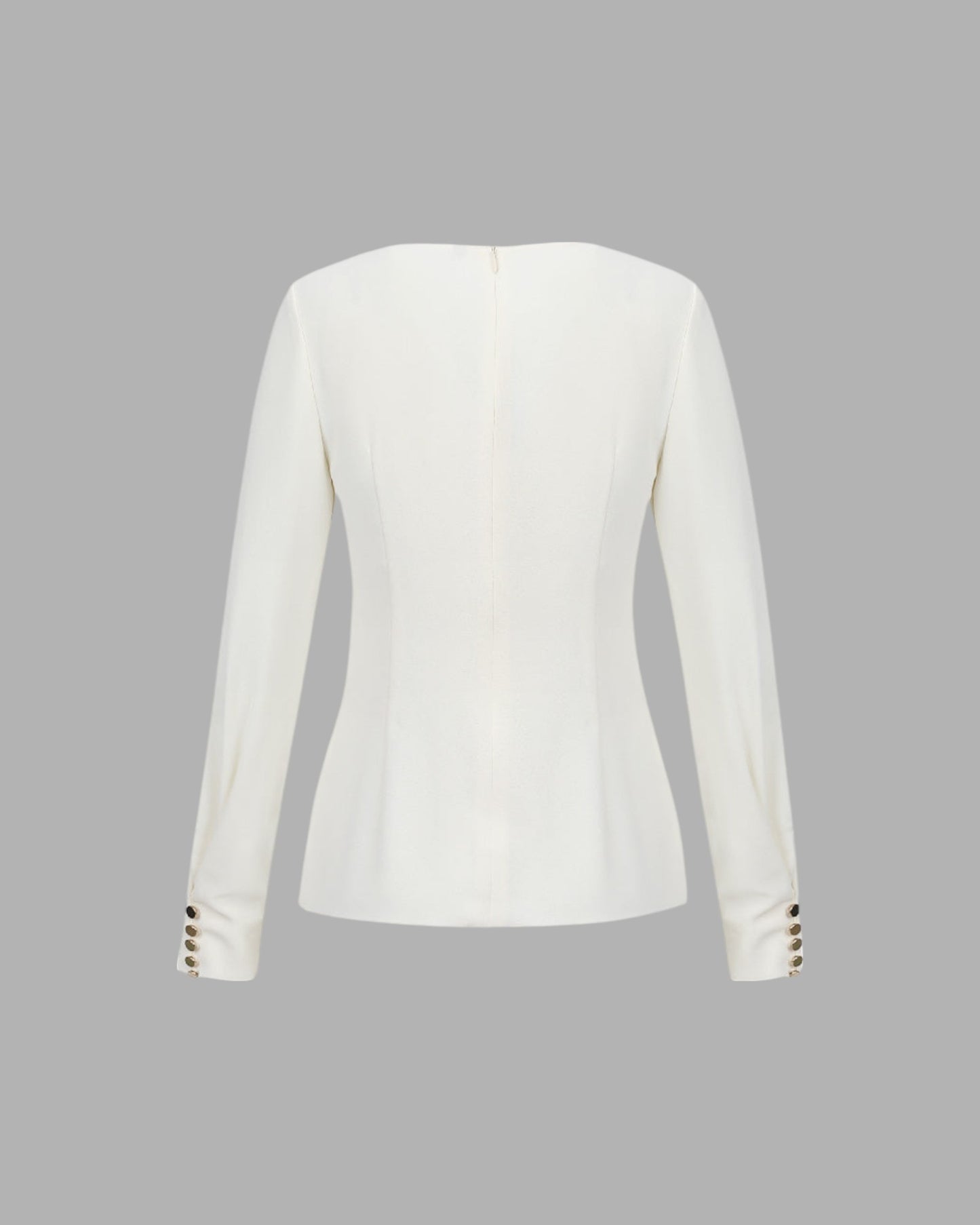 Alba Blouse | Gold Detail Side Twist