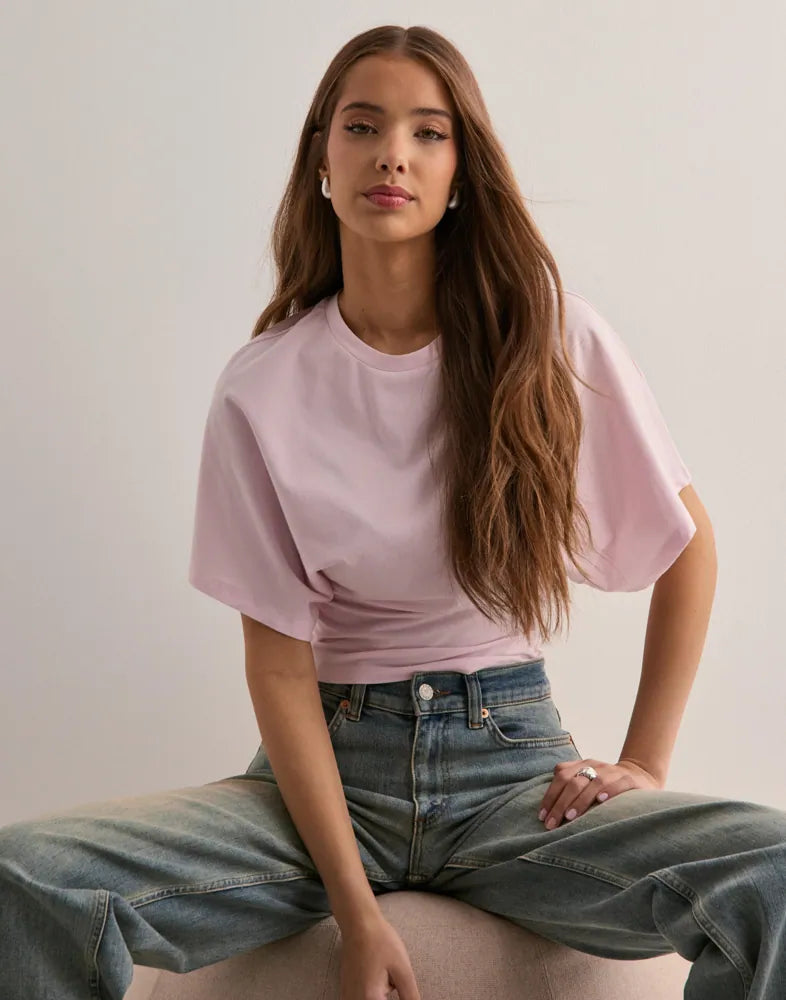 Dolman Sleeve Fitted Tee