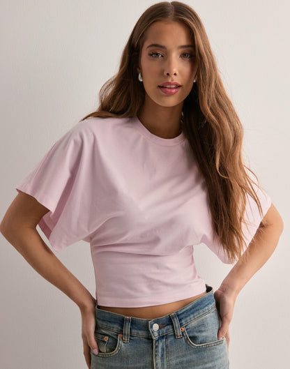 Dolman Sleeve Fitted Tee