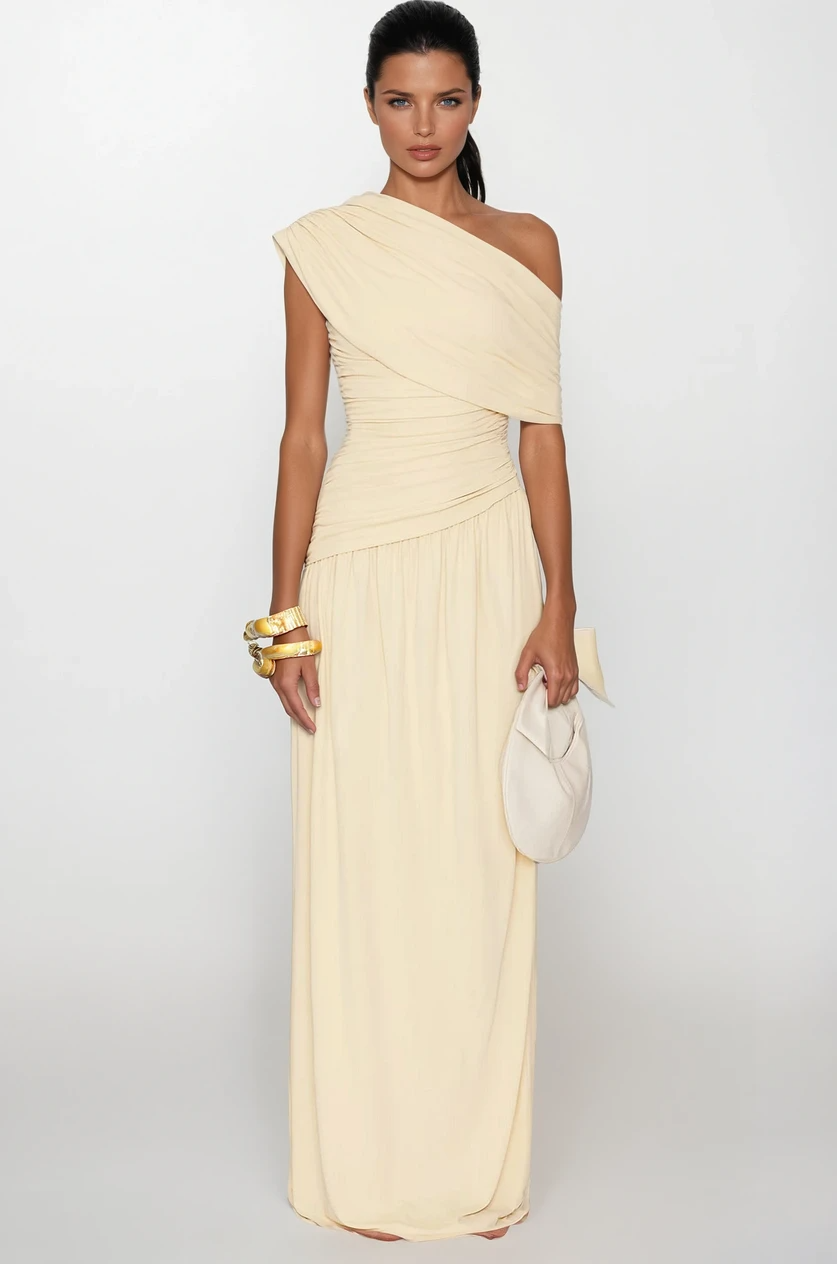 Thalia Off-Shoulder Maxi Dress